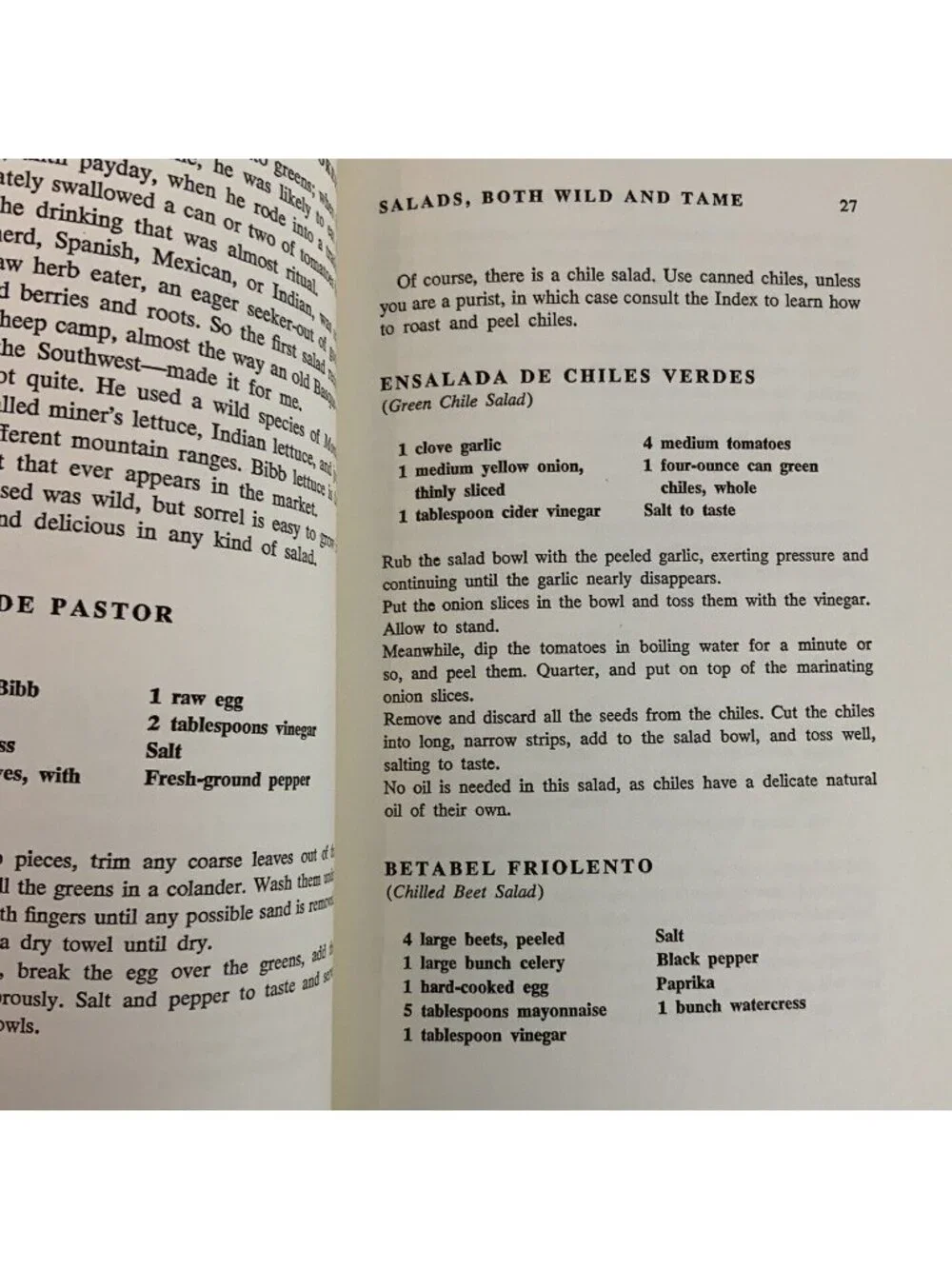 Southwest Cookery Or At Home On The Range By Richard Wormser 1969 Paperback Book